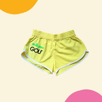 Short golf jaune - 3/4 ans