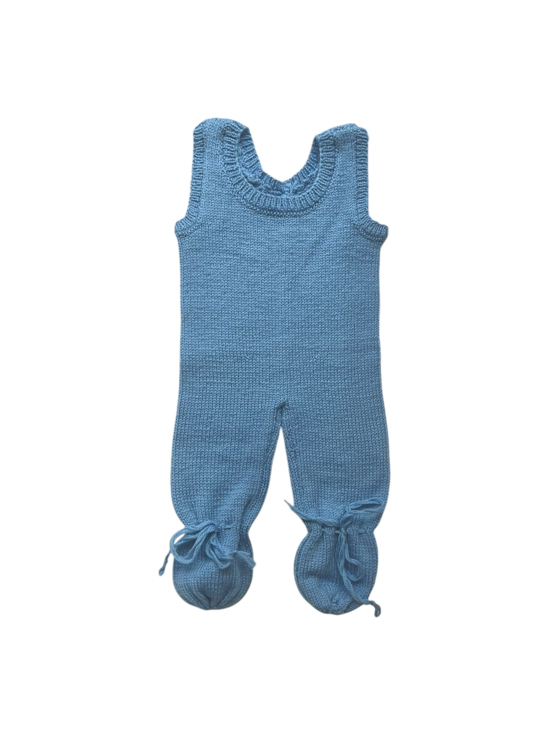 Combinaison tricot bleue - 3 mois