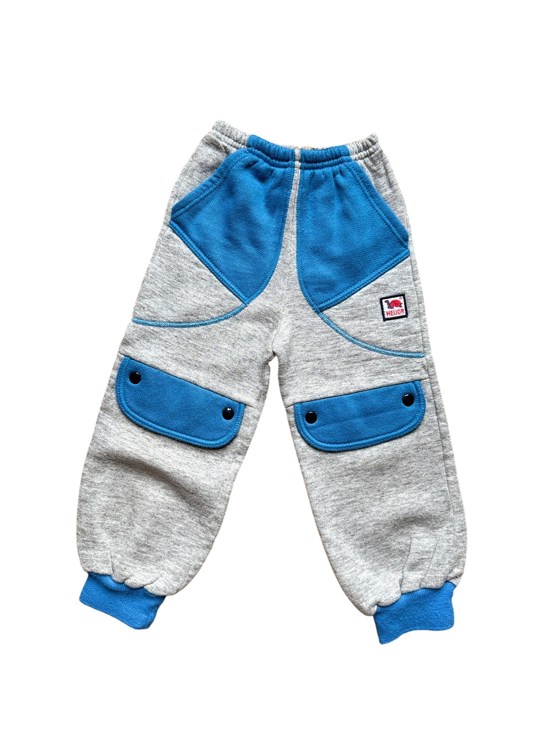 Jogging colorblock gris et bleu - 2/3 ans