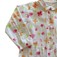 Veste denim fleurie - 8 ans