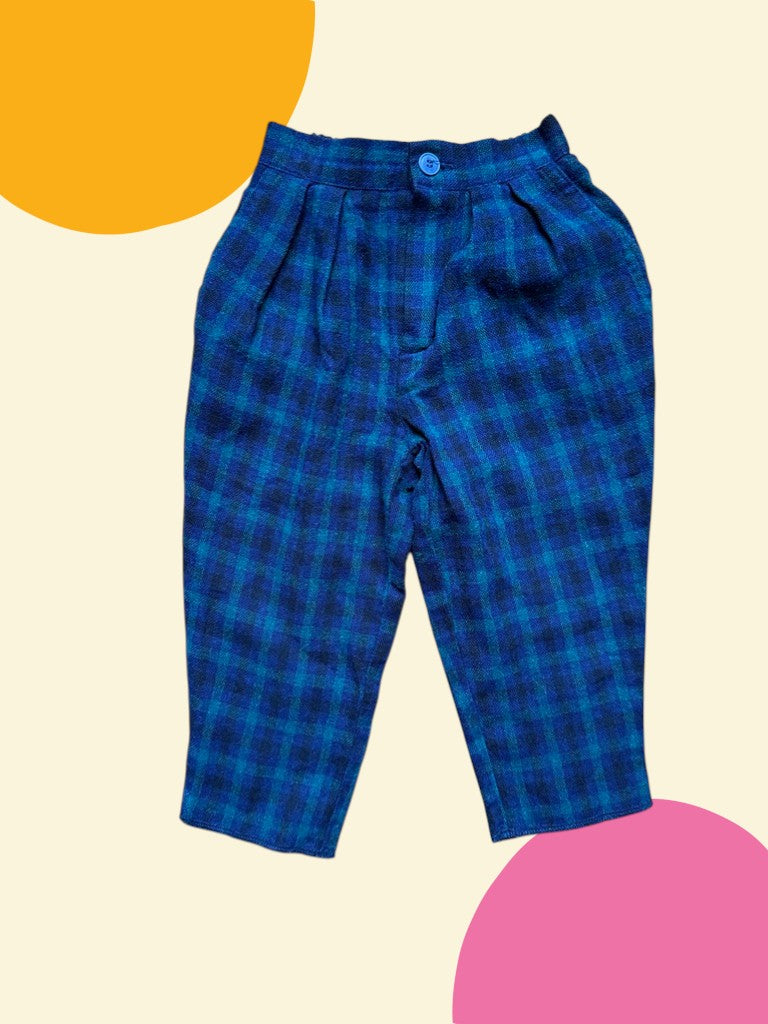 Pantalon tartan vert - 24 mois