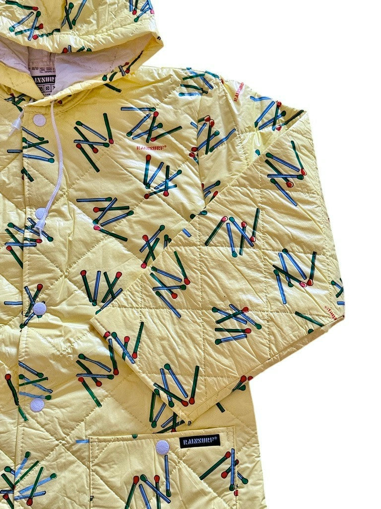 Coupe vent allumettes jaune - 11/12 ans