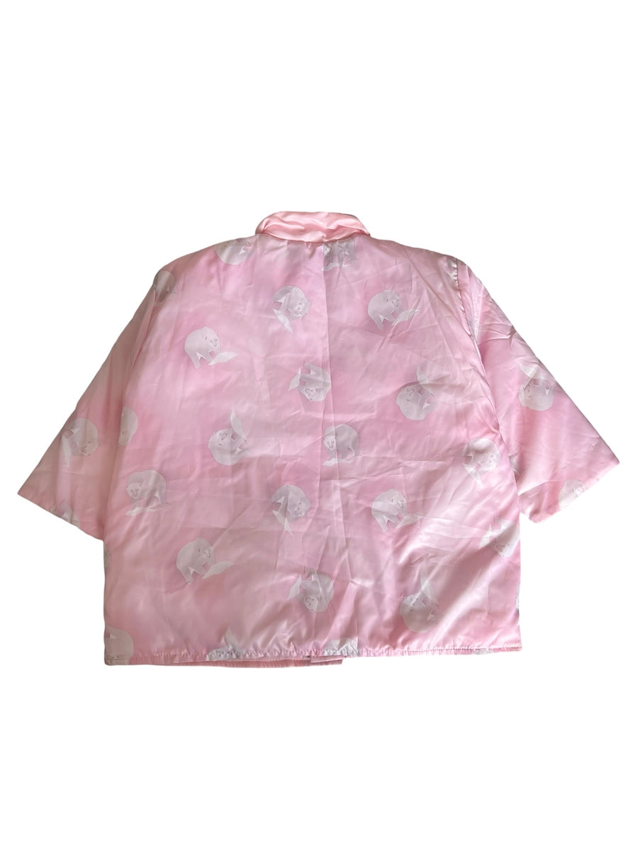 Veste matelassée ours rose - 4 ans