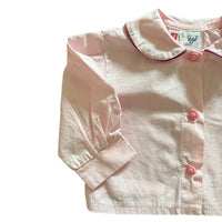 Chemise col claudine rose - 6 mois