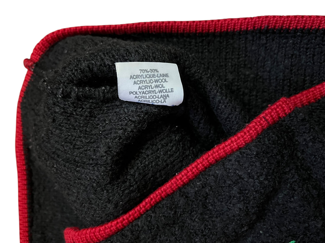 Gilet avec laine bouillie noir - 6 ans