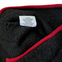 Gilet avec laine bouillie noir - 6 ans