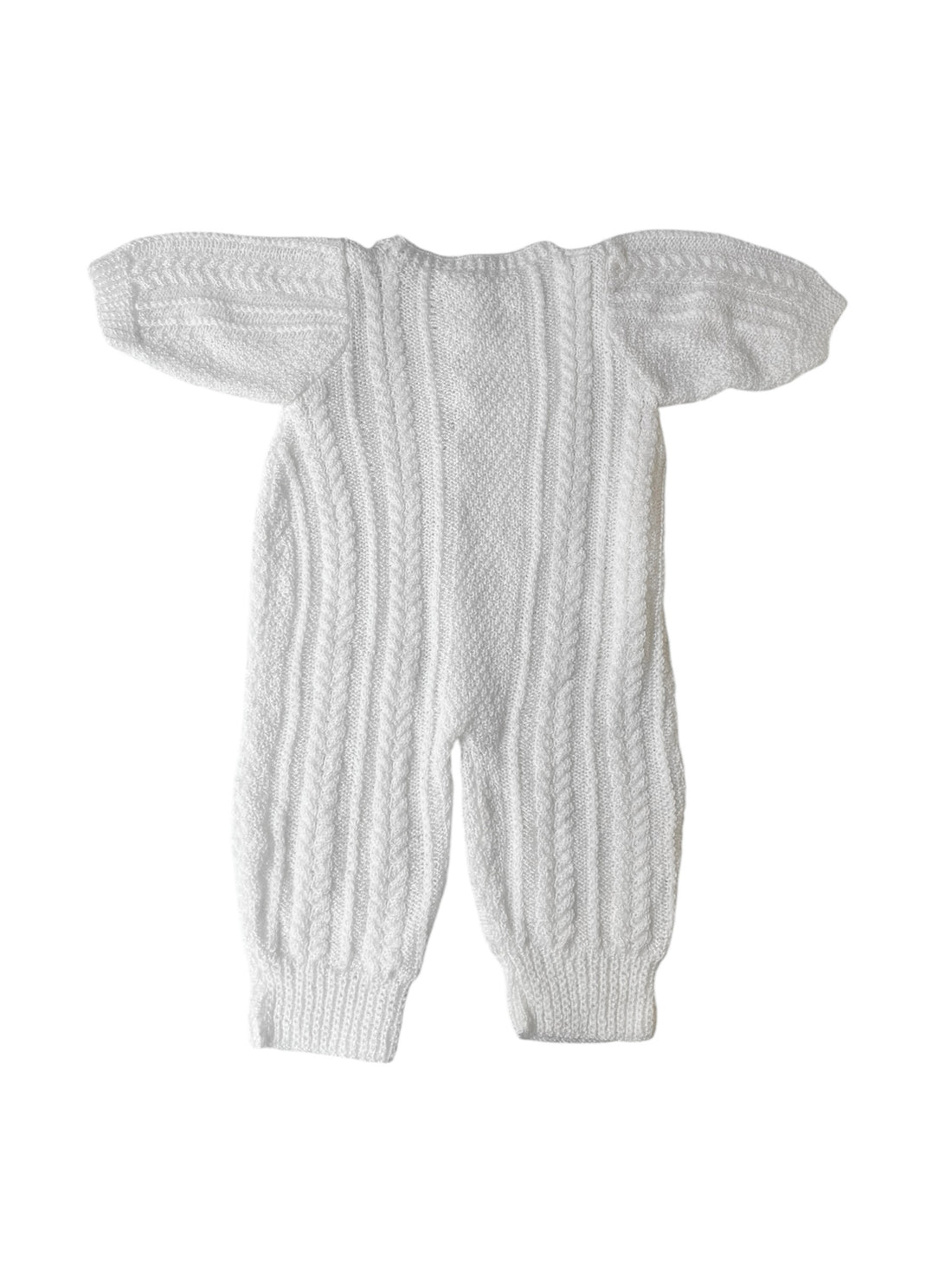 Combinaison tricot torsadée - 6 mois