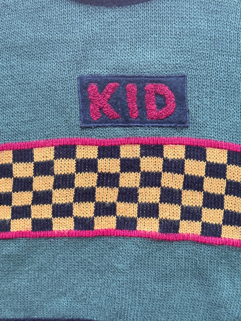 Pull jacquard damiers - 3 ans