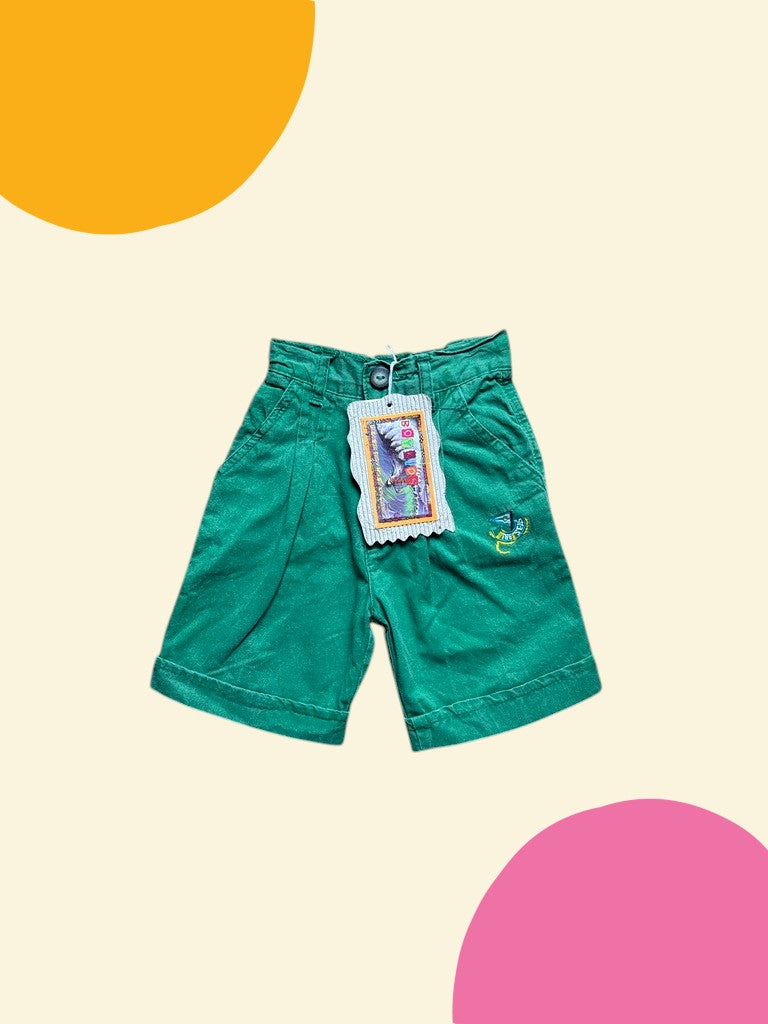 Short coton vert - 3 ans