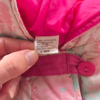 Blouson fleuri pastel - 12/18 mois