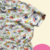 Chemisette imprimé plage cintrée - 24 mois