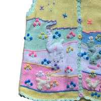 Gilet pastel péruvien - 12/14 ans