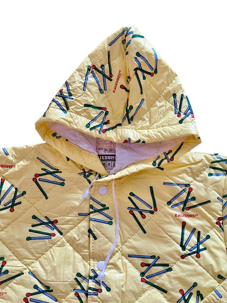 Coupe vent allumettes jaune - 11/12 ans