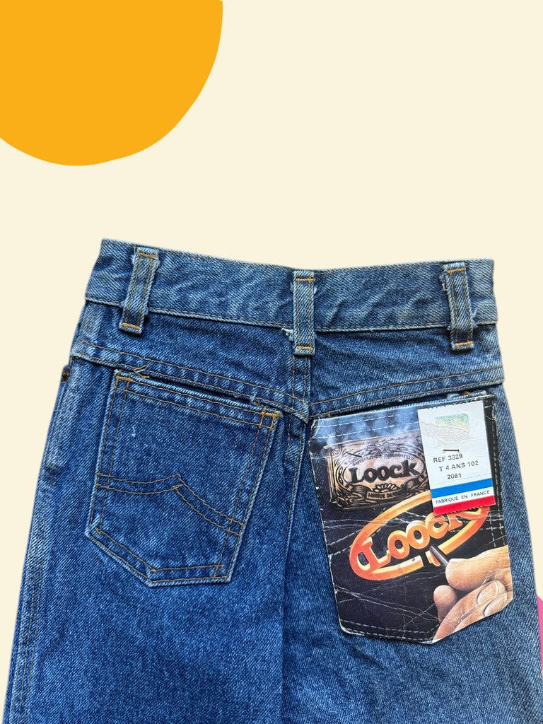 Jean droit taille haute - 4 ans