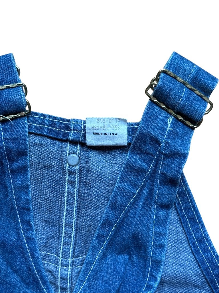 Salopette denim bleue - 24 mois