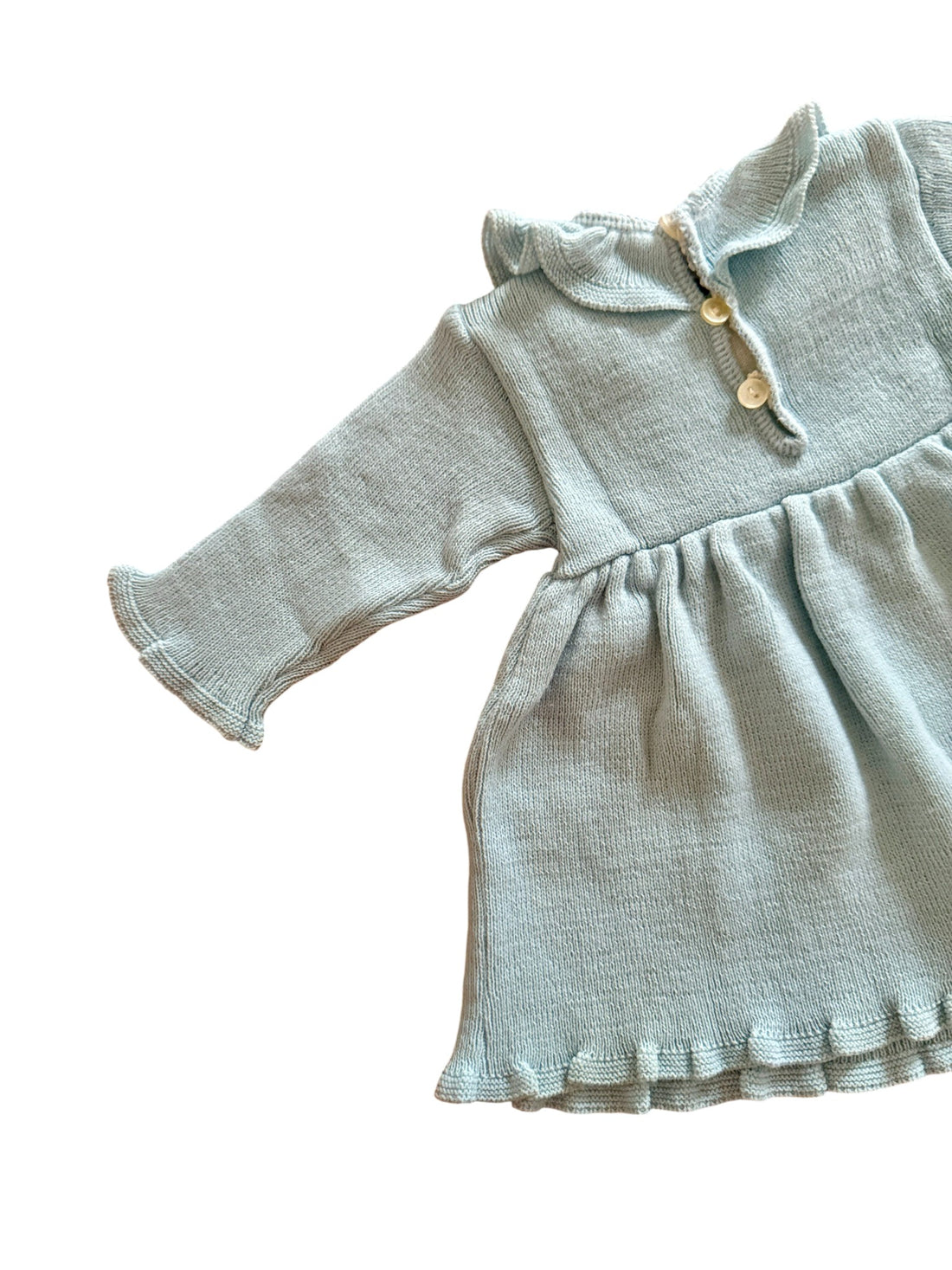 Robe tricot bleue - 3 mois