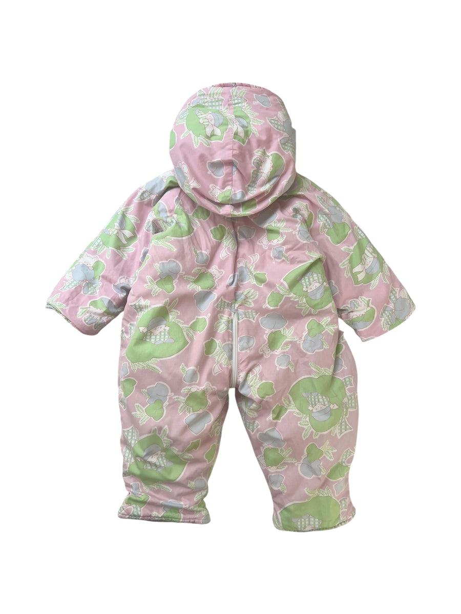 Combi pilote bébé fleuri - 12 mois