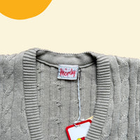 Gilet sans manches torsadé beige - 8 ans