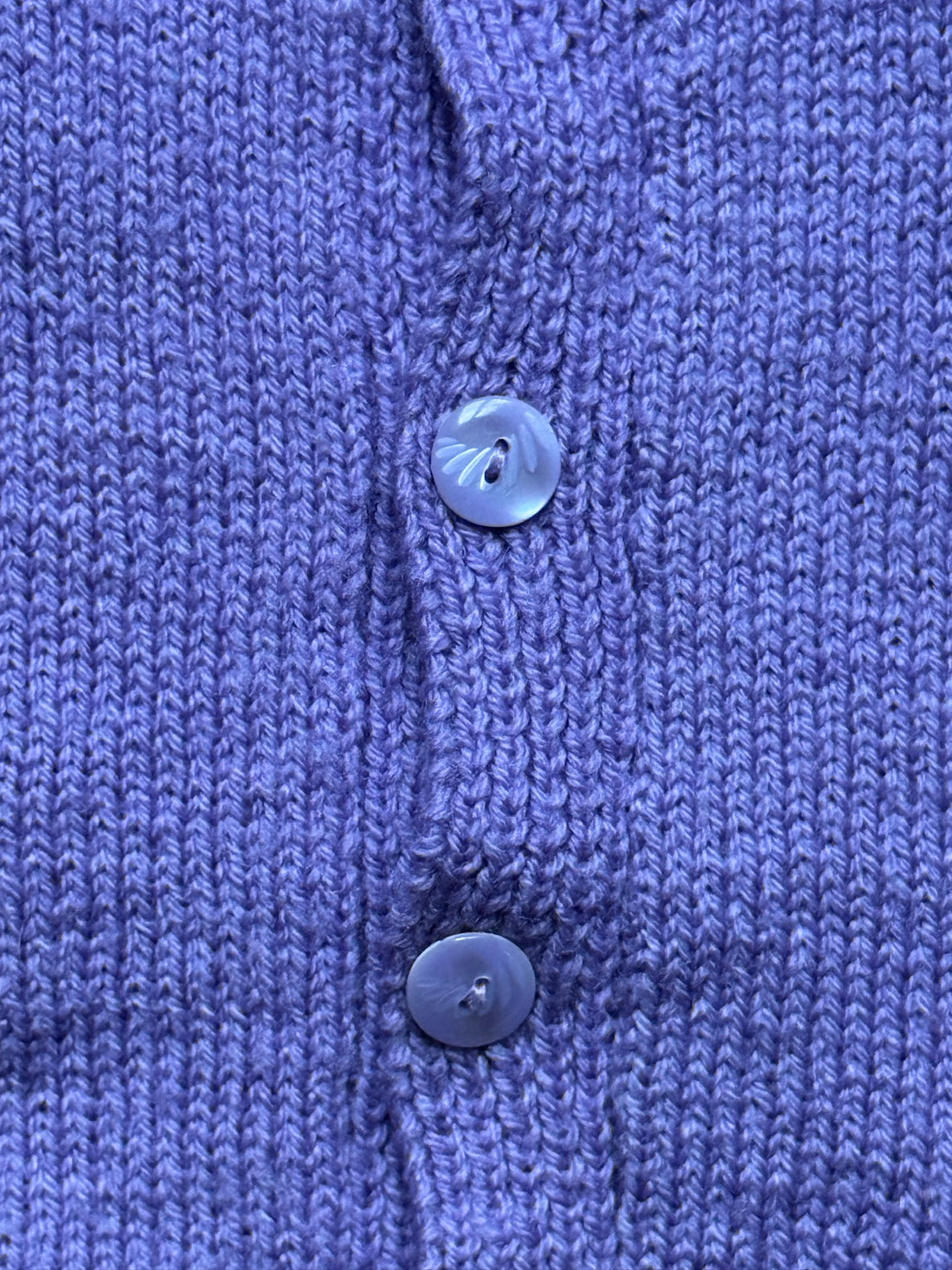 Gilet torsadé lila - 3 ans