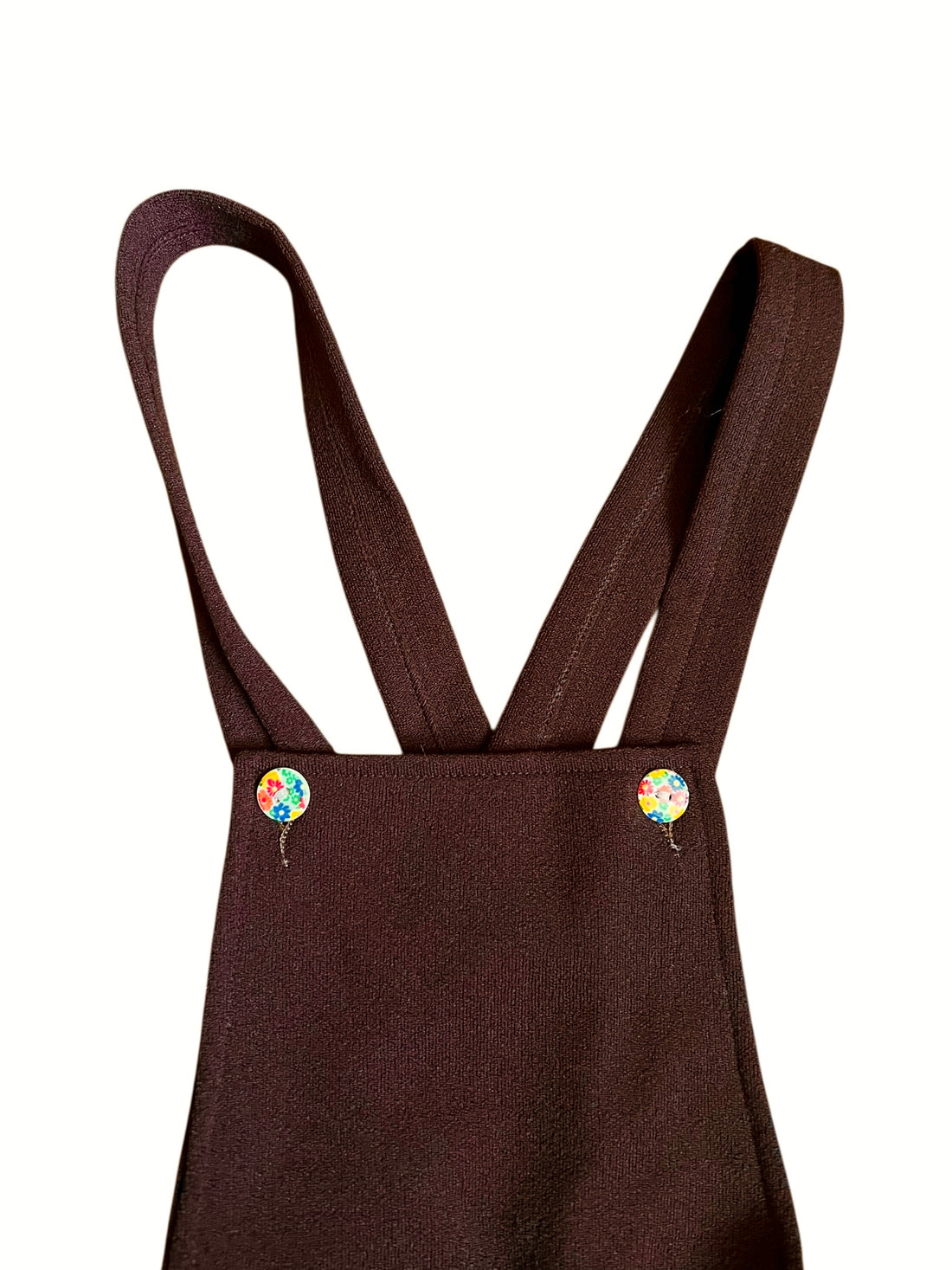 Salopette en maille marron 70&