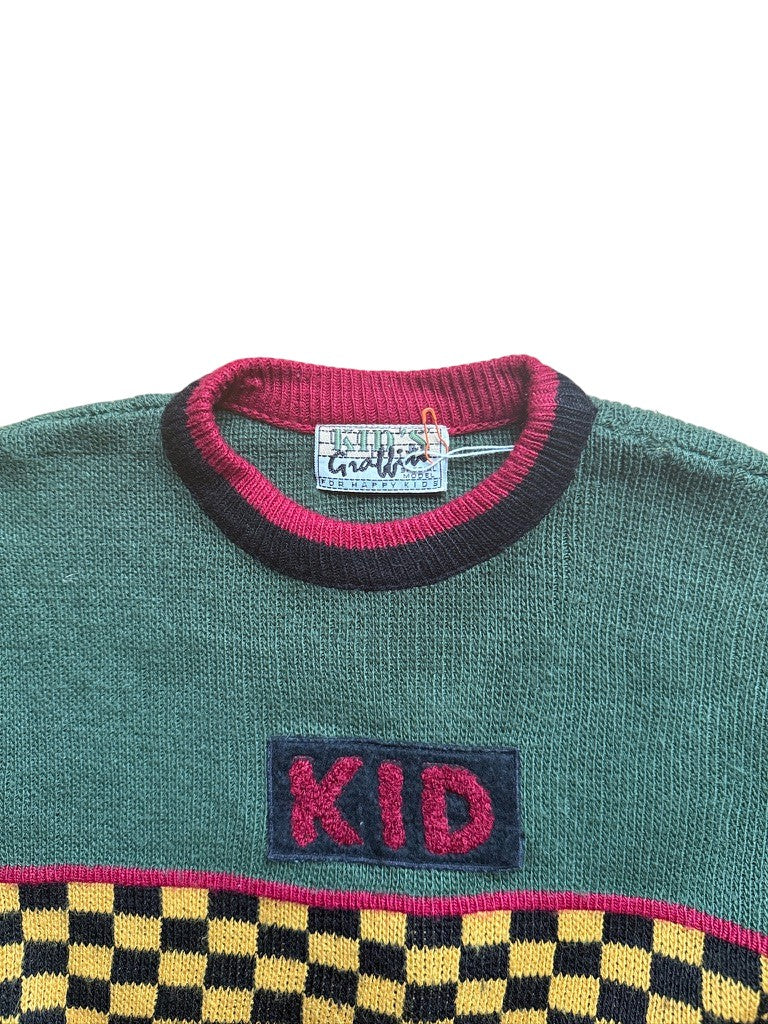 Pull jacquard damiers - 3 ans