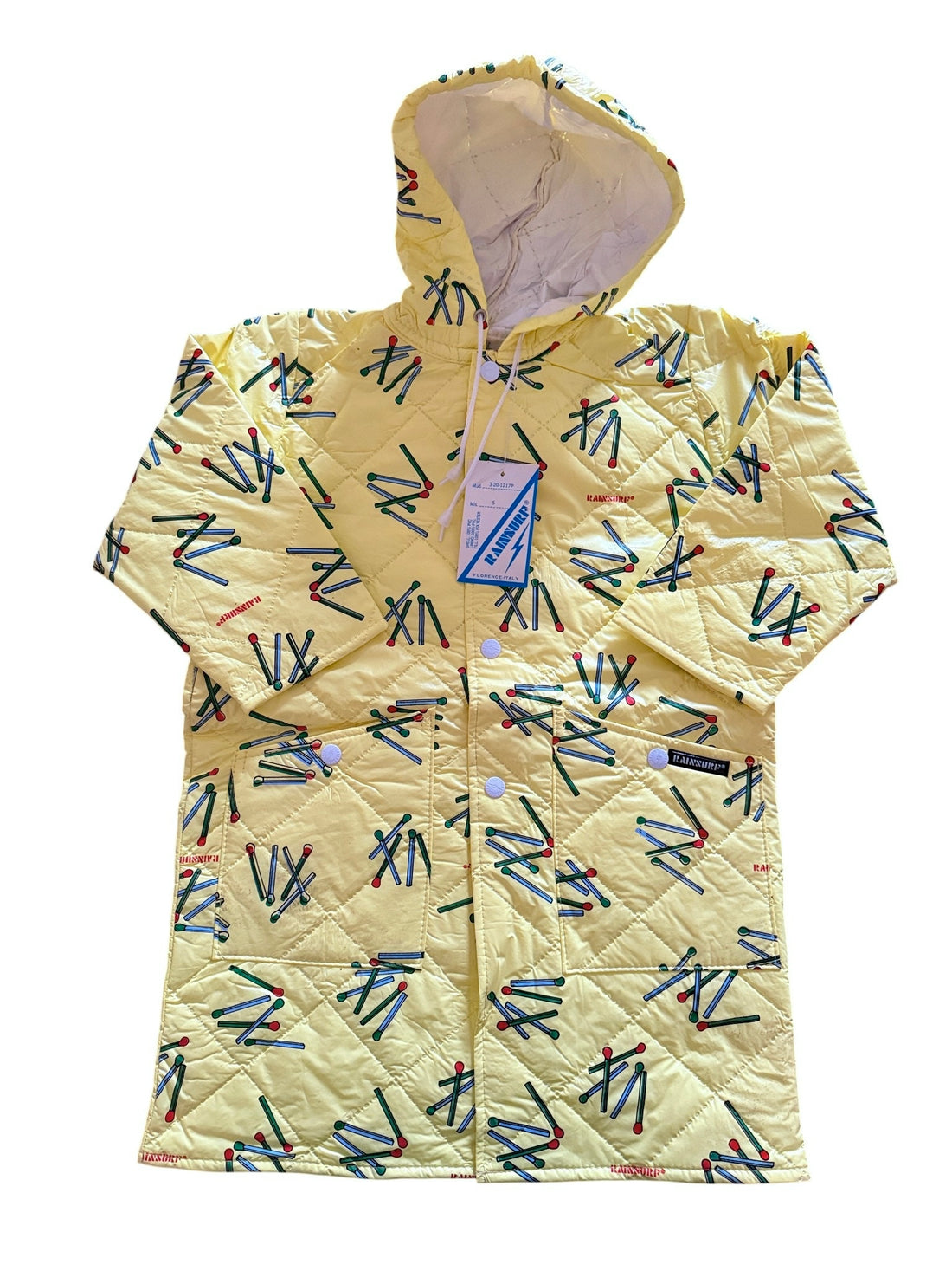 Coupe vent allumettes jaune - 5 ans