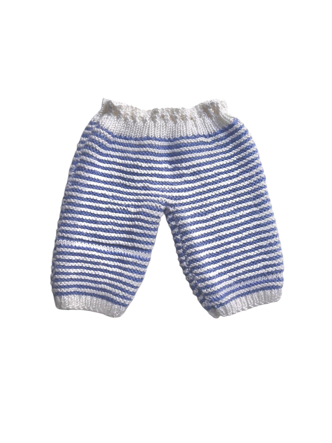 Pantalon tricot marinière - 0/1 mois