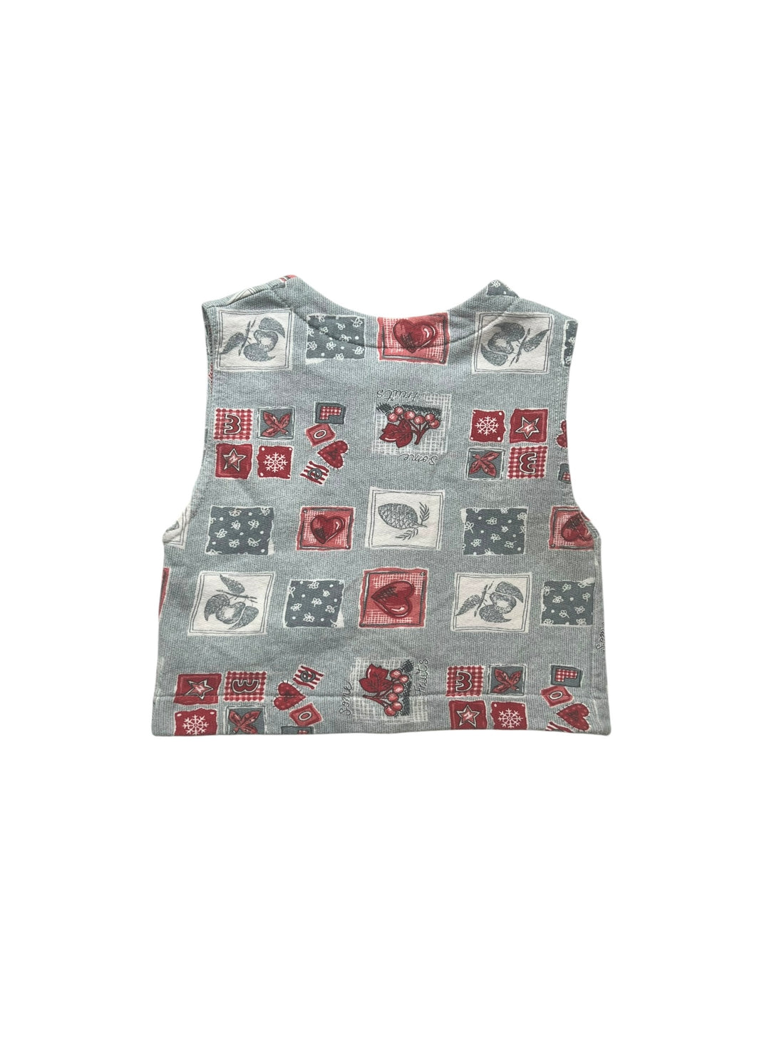 Gilet patchwork molleton - 18/24 mois