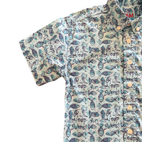 Chemisette poissons bleue - 6 ans