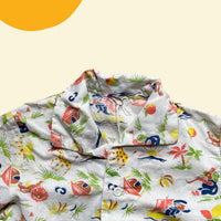 Chemisette imprimé plage cintrée - 24 mois