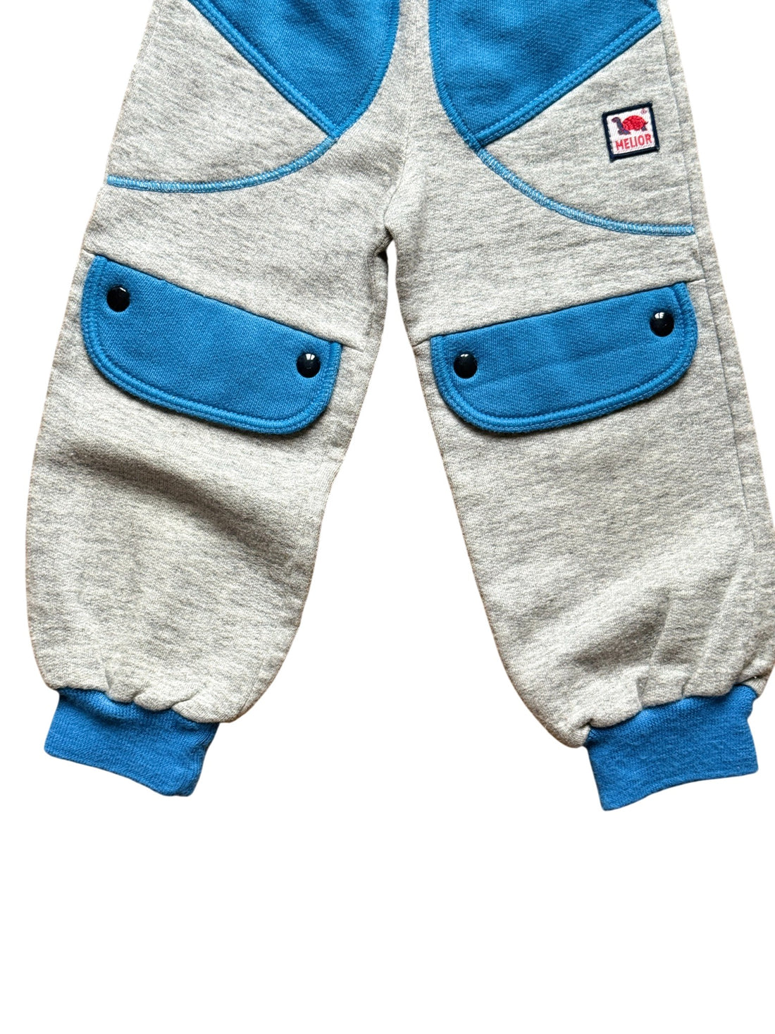 Jogging colorblock gris et bleu - 2/3 ans