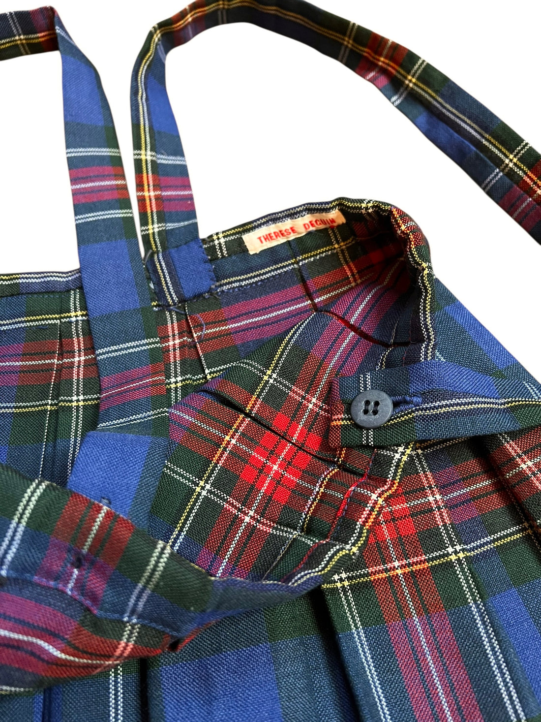 Jupe tartan bretelles - 4/5 ans