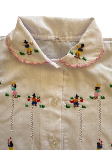 Chemisier brodé péruvien - 18 mois