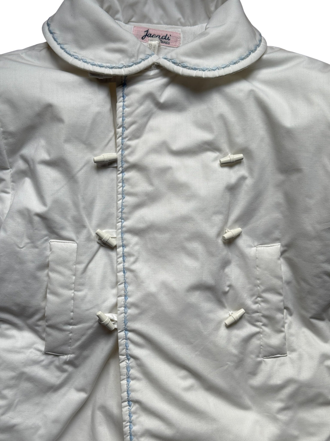 Manteau blanc rembouré - 18/24 mois