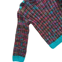 Pull multico près du corps - 6 ans