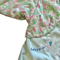 Combi molletonnée éléphant rose - 12 mois