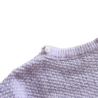 Pull torsadé lilas - 24 mois