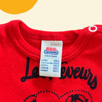 T-shirt Les Rêveurs rouge - 6 mois