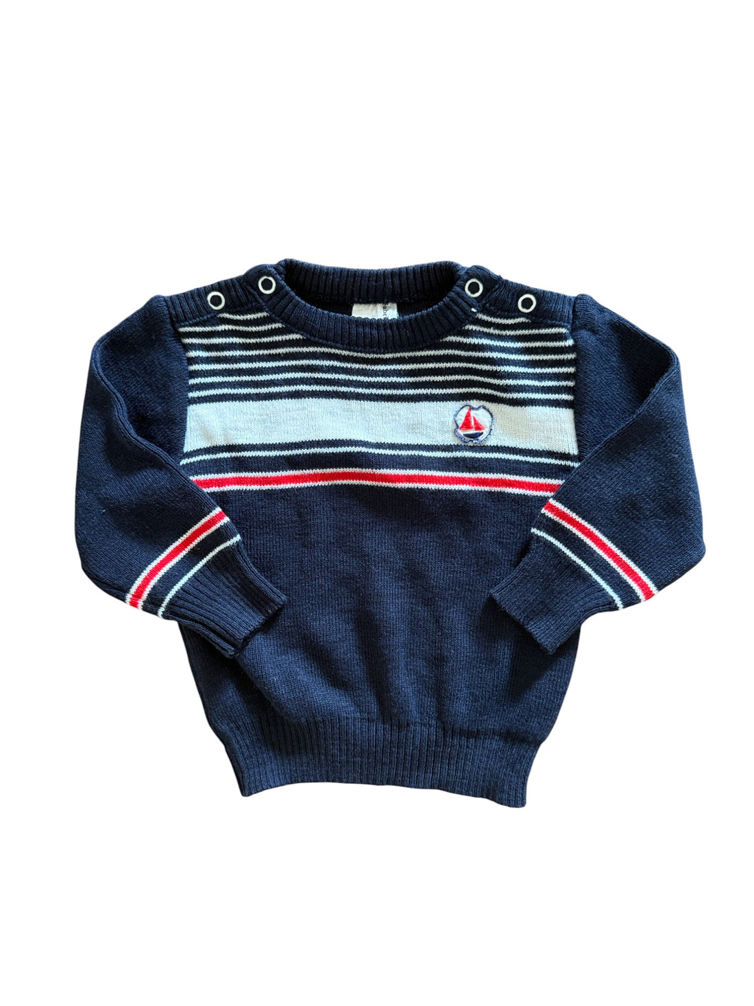Pull fin marin - 6 mois