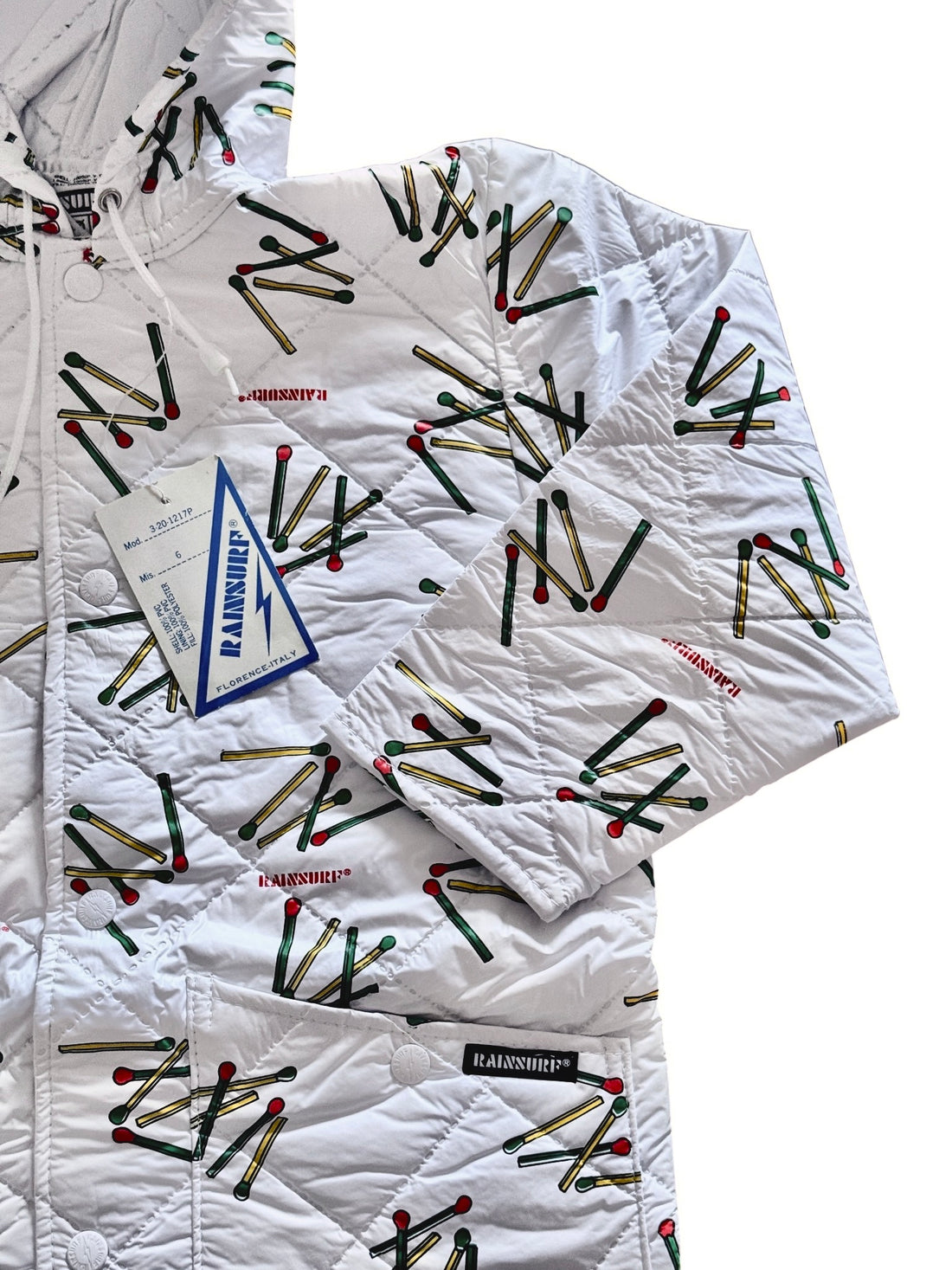 Coupe vent allumettes blanc - 6 ans