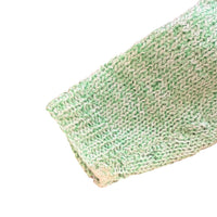 Pull maille col ouvert vert - 12 mois