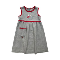 Robe laineuse gris - 4 ans