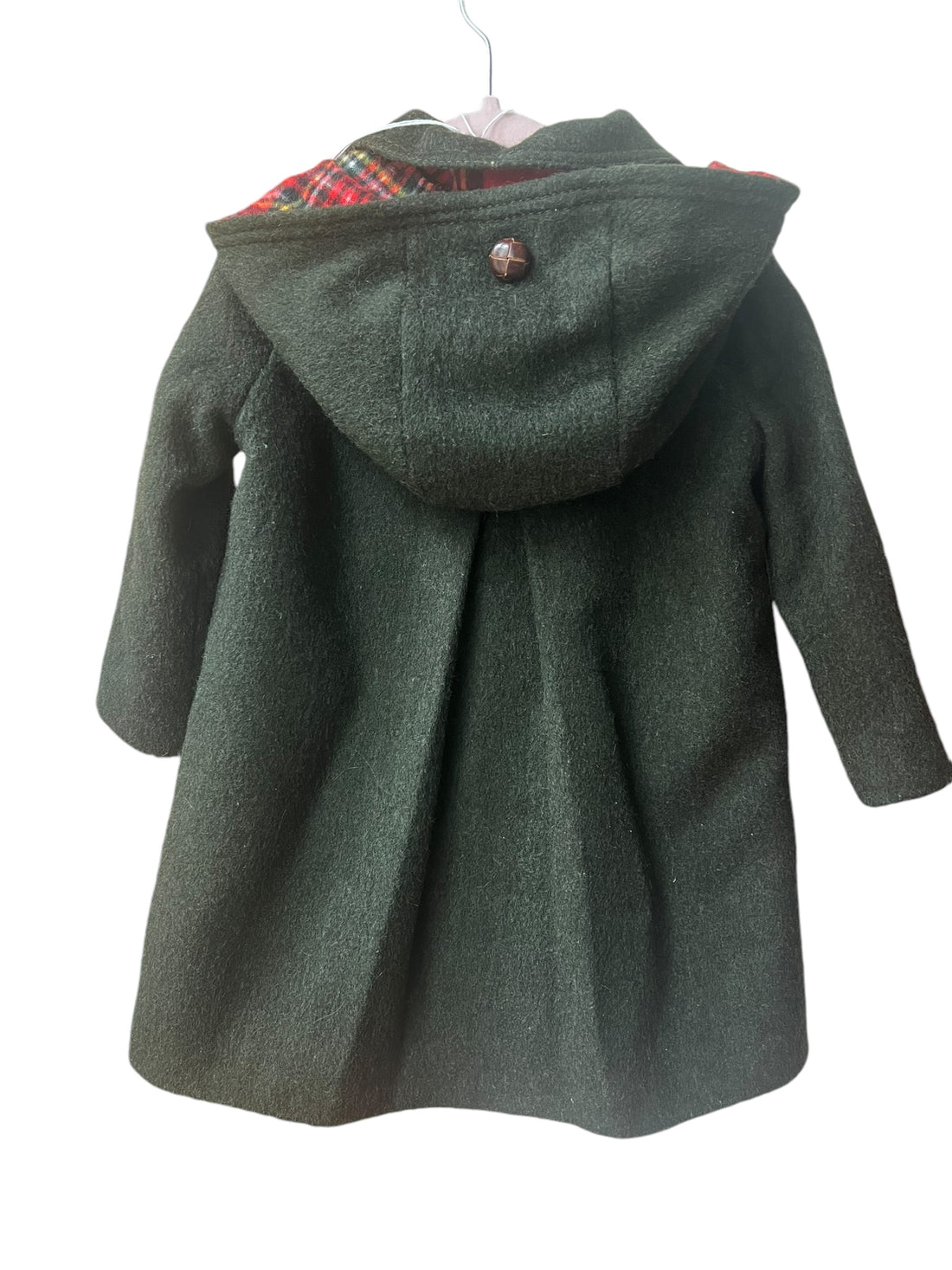 Manteau lainage vert - 3 ans