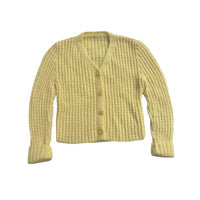 Gilet maille jaune - 3 ans