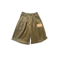 Short velours côtelé kaki - 8 ans