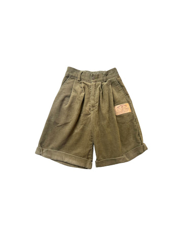 Short velours côtelé kaki - 8 ans