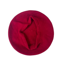 Béret rouge foncé - 2/6 ans