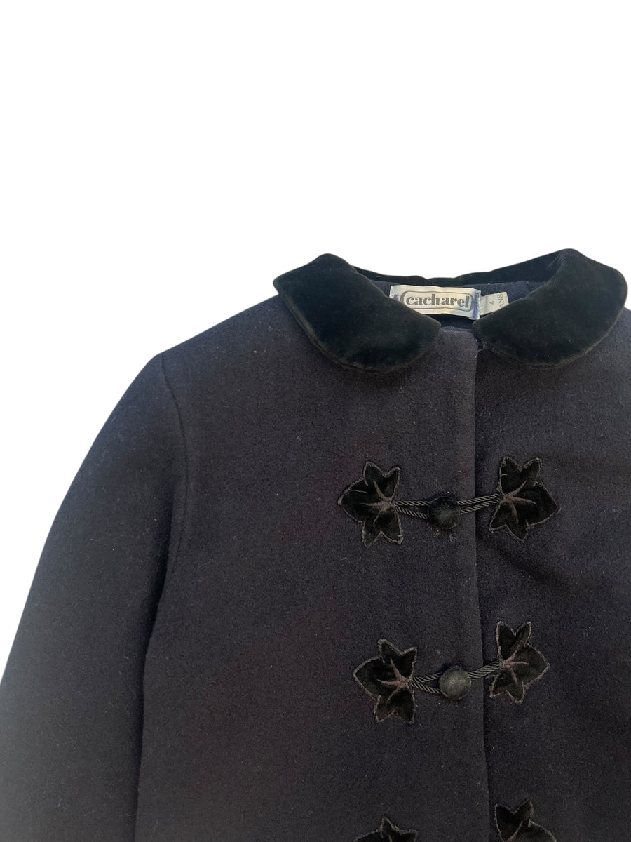 Manteau court noir - 4 ans