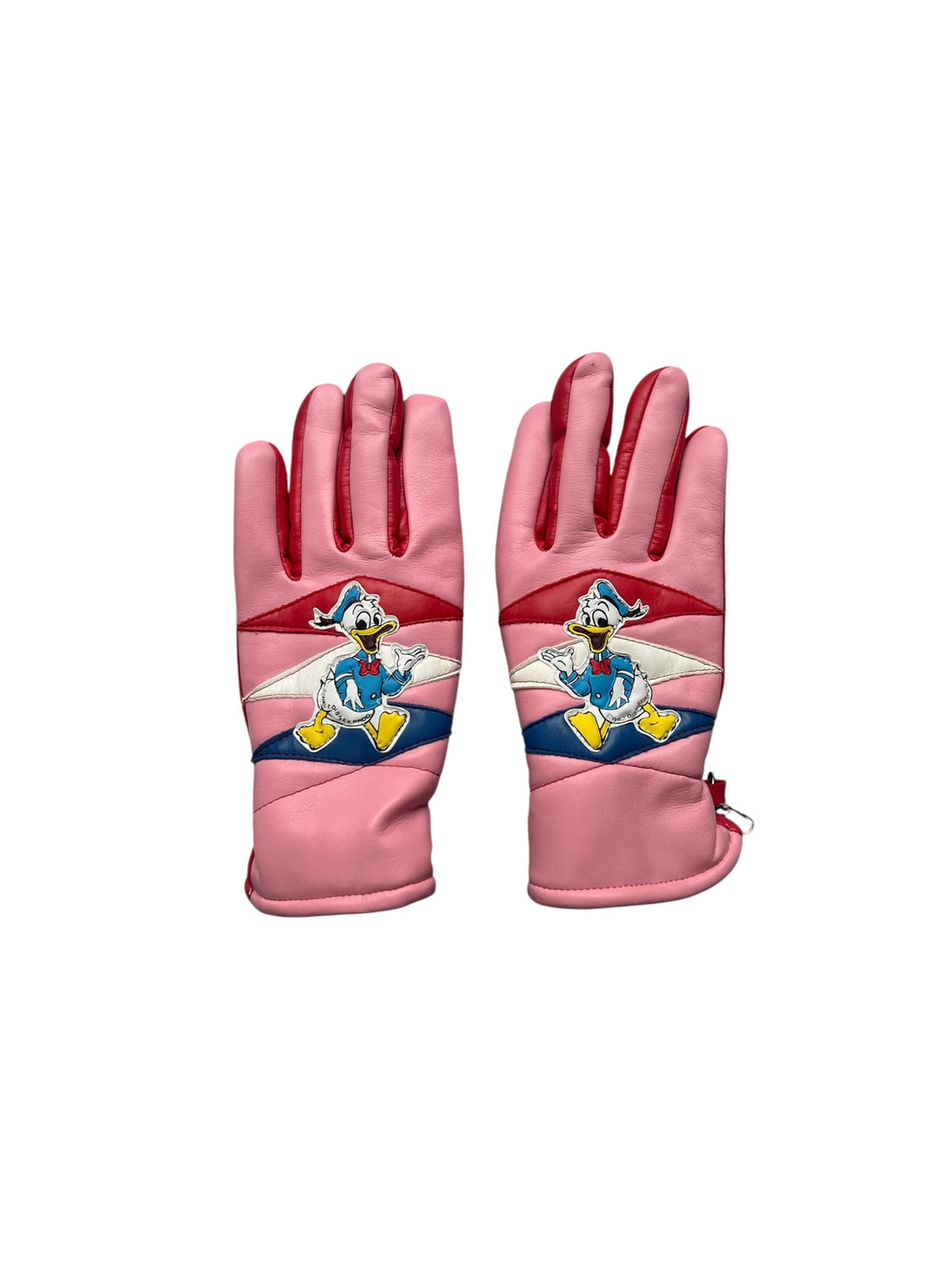 Gants similicuir Donald rose - 8/10 ans