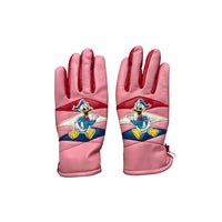 Gants similicuir Donald rose - 8/10 ans